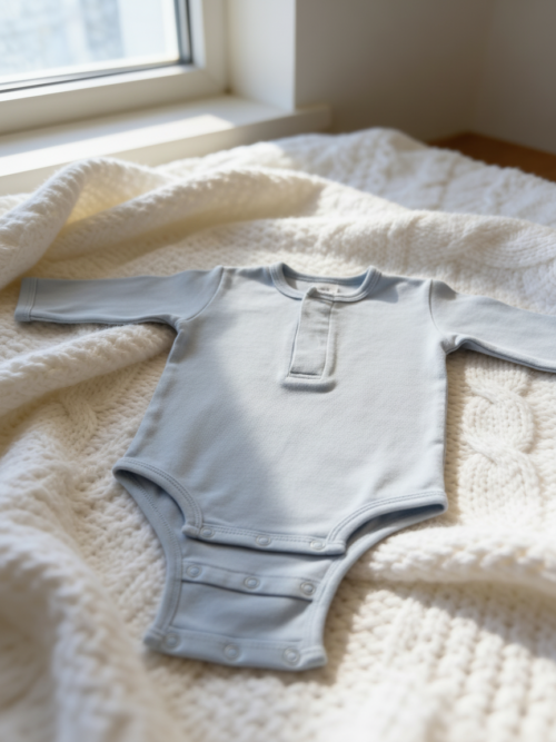 PREVENTA - Body magnetico manga larga celeste