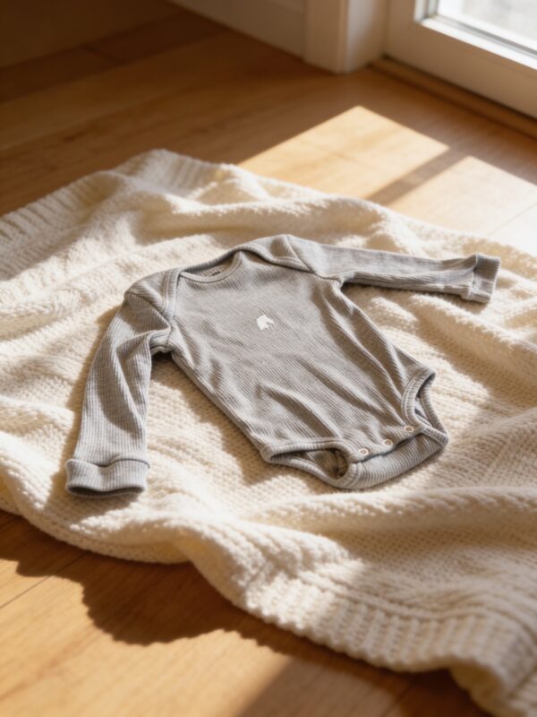 Body americano manga larga gris